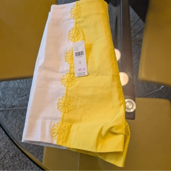 NWT Maeve Surf City Linen Blend Embellished Shorts - Picture 7 of 7